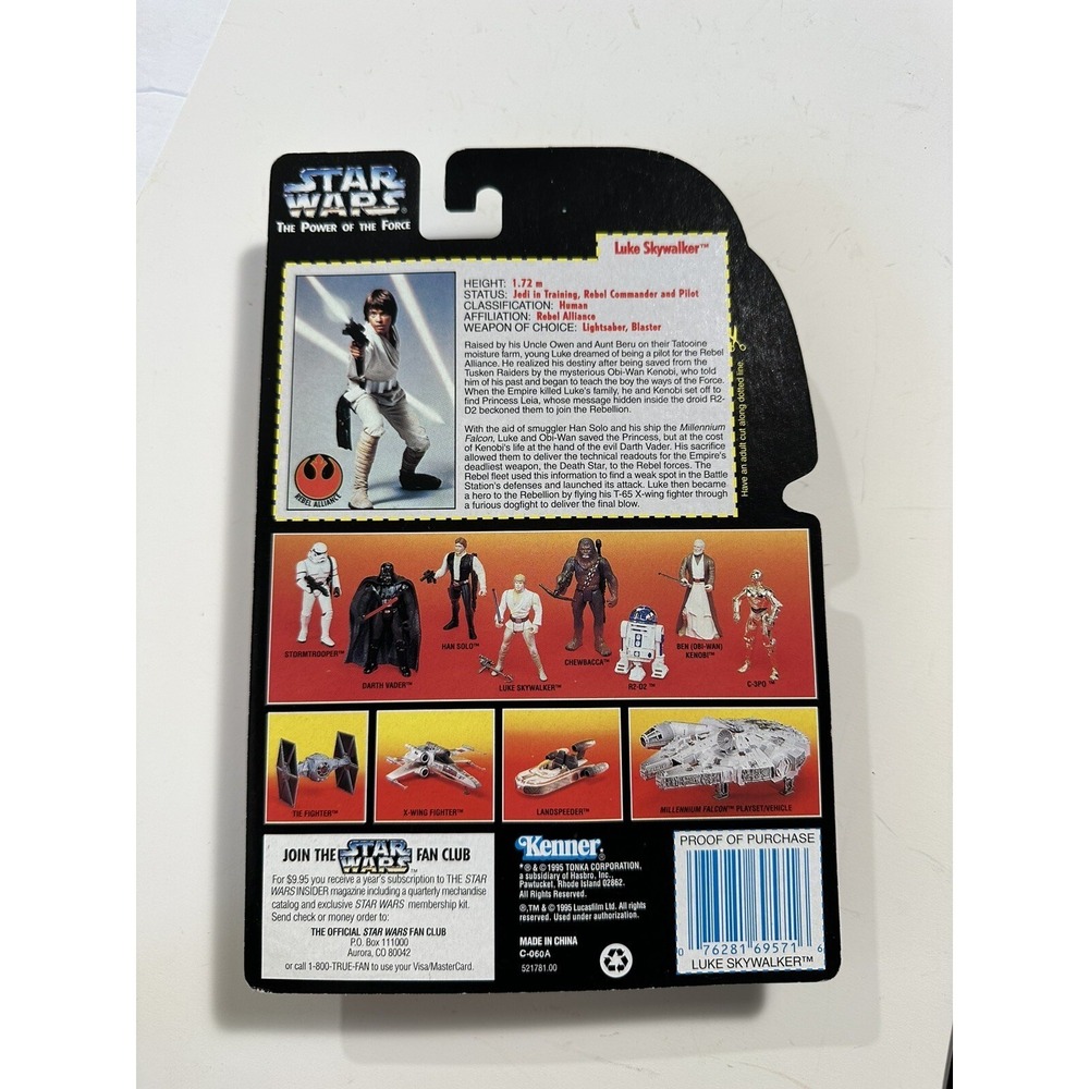Star Wars Kenner Lot 5 1990's POTF Freeze Frame Figures Sealed Luke Skywalker - Picture 3 of 11